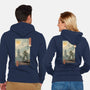 Halo Ukiyo-e-Unisex-Zip-Up-Sweatshirt-vp021