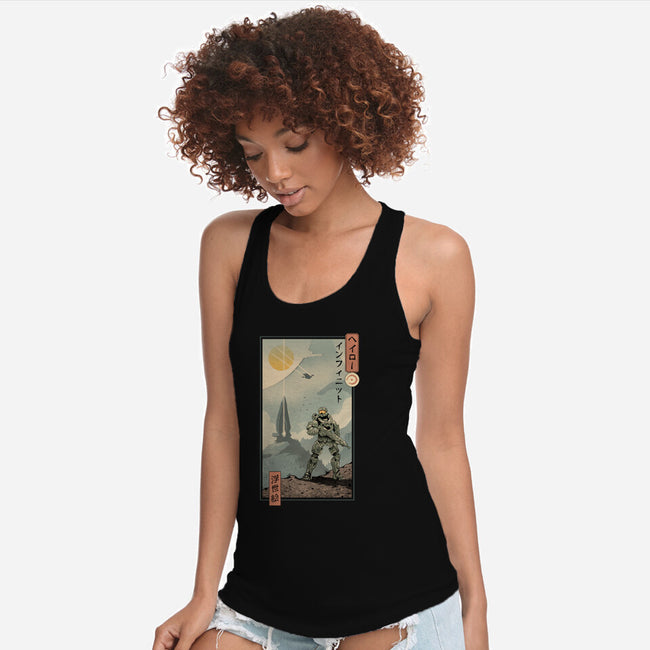 Halo Ukiyo-e-Womens-Racerback-Tank-vp021