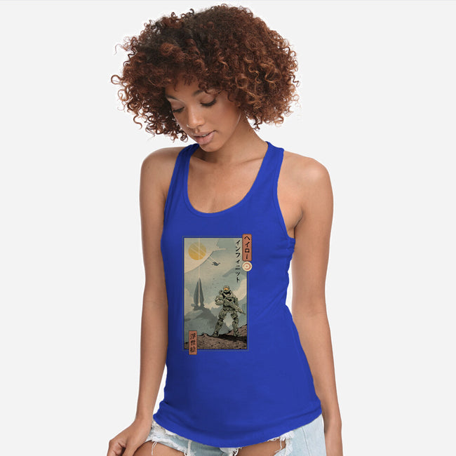 Halo Ukiyo-e-Womens-Racerback-Tank-vp021