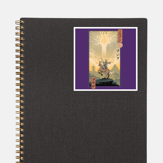 Elder Ring Ukiyo-e-None-Glossy-Sticker-vp021