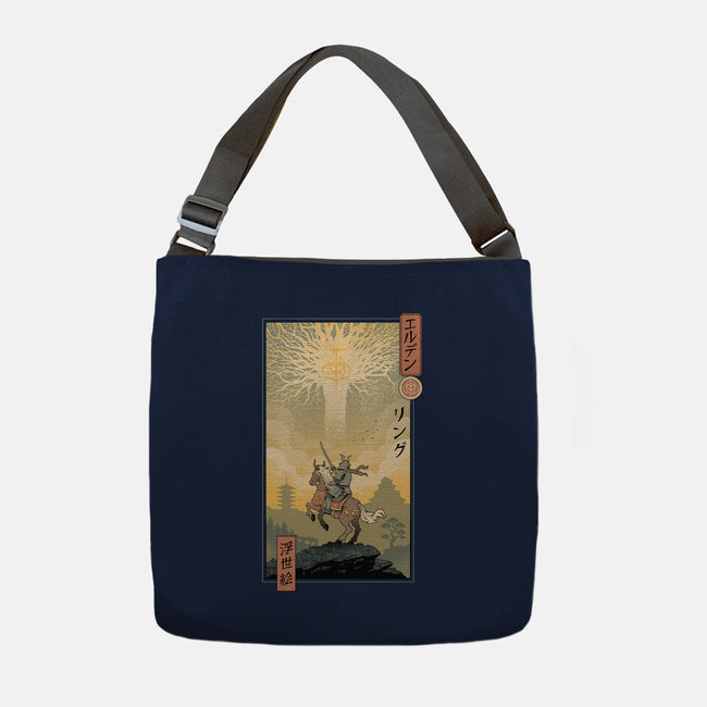 Elder Ring Ukiyo-e-None-Adjustable Tote-Bag-vp021
