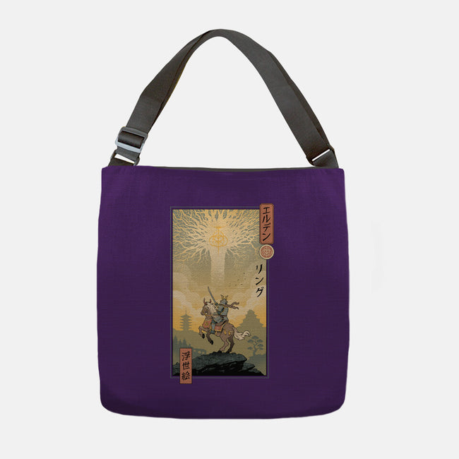 Elder Ring Ukiyo-e-None-Adjustable Tote-Bag-vp021