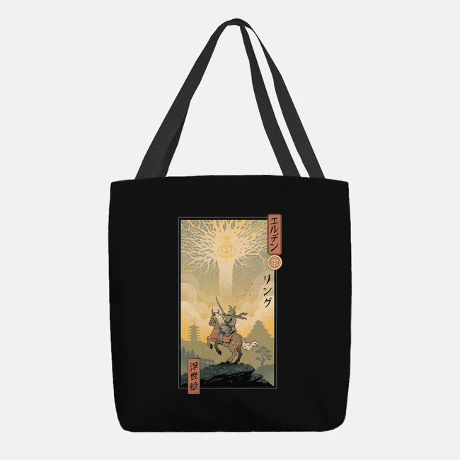 Elder Ring Ukiyo-e-None-Basic Tote-Bag-vp021