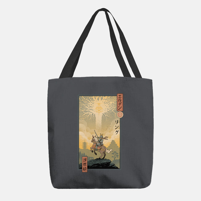 Elder Ring Ukiyo-e-None-Basic Tote-Bag-vp021