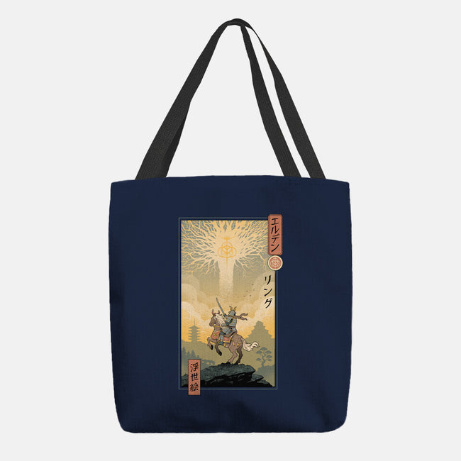 Elder Ring Ukiyo-e-None-Basic Tote-Bag-vp021