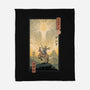 Elder Ring Ukiyo-e-None-Fleece-Blanket-vp021