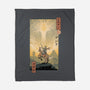 Elder Ring Ukiyo-e-None-Fleece-Blanket-vp021