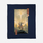 Elder Ring Ukiyo-e-None-Fleece-Blanket-vp021