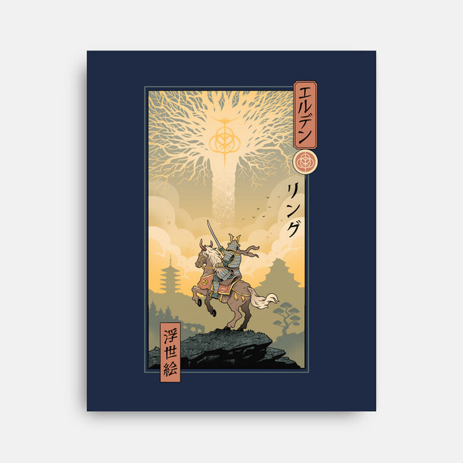 Elder Ring Ukiyo-e-None-Stretched-Canvas-vp021