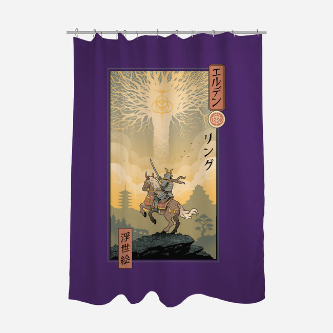 Elder Ring Ukiyo-e-None-Polyester-Shower Curtain-vp021