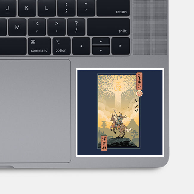 Elder Ring Ukiyo-e-None-Glossy-Sticker-vp021