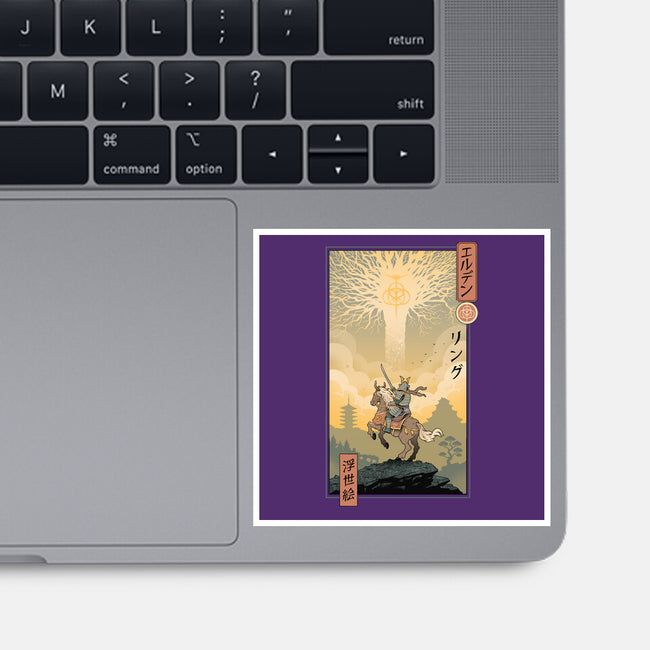 Elder Ring Ukiyo-e-None-Glossy-Sticker-vp021