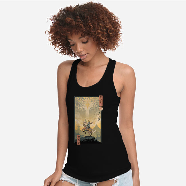 Elder Ring Ukiyo-e-Womens-Racerback-Tank-vp021