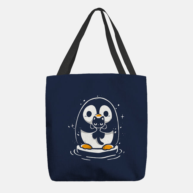 Penguin Kittens-None-Basic Tote-Bag-Vallina84