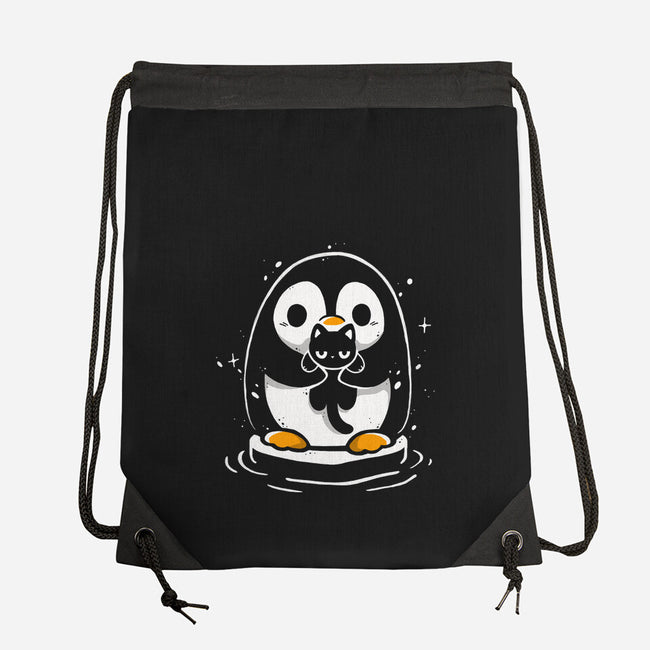 Penguin Kittens-None-Drawstring-Bag-Vallina84