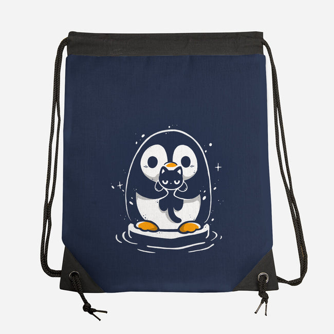Penguin Kittens-None-Drawstring-Bag-Vallina84
