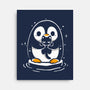 Penguin Kittens-None-Stretched-Canvas-Vallina84