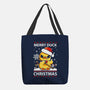 Merry Duck Christmas-None-Basic Tote-Bag-Vallina84