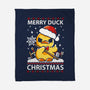 Merry Duck Christmas-None-Fleece-Blanket-Vallina84