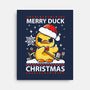 Merry Duck Christmas-None-Stretched-Canvas-Vallina84