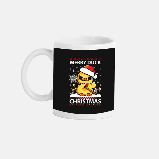 Merry Duck Christmas-None-Mug-Drinkware-Vallina84