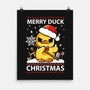 Merry Duck Christmas-None-Matte-Poster-Vallina84