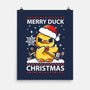 Merry Duck Christmas-None-Matte-Poster-Vallina84