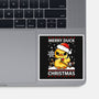 Merry Duck Christmas-None-Glossy-Sticker-Vallina84