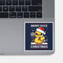 Merry Duck Christmas-None-Glossy-Sticker-Vallina84