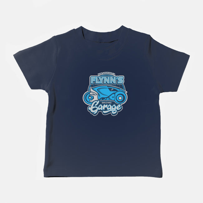 Flynn's Garage-Baby-Basic-Tee-SuperEdu