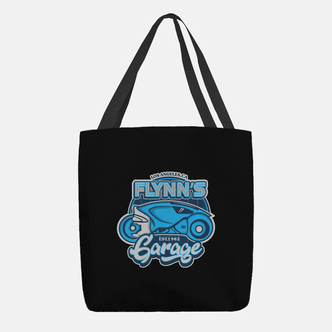 Flynn's Garage-None-Basic Tote-Bag-SuperEdu