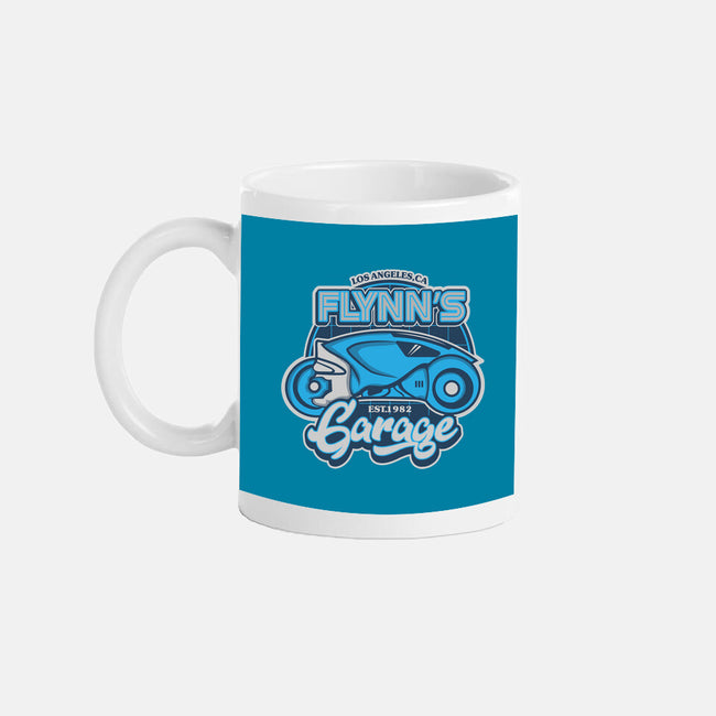 Flynn's Garage-None-Mug-Drinkware-SuperEdu