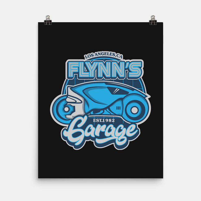 Flynn's Garage-None-Matte-Poster-SuperEdu