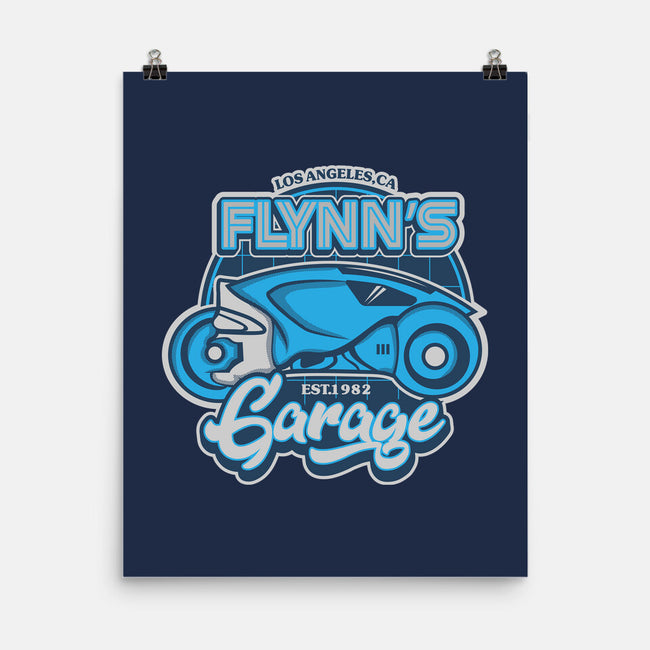Flynn's Garage-None-Matte-Poster-SuperEdu