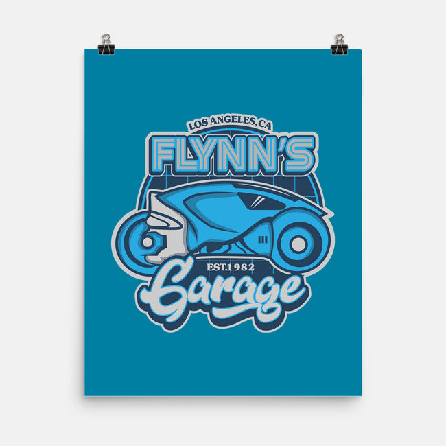 Flynn's Garage-None-Matte-Poster-SuperEdu