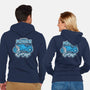 Flynn's Garage-Unisex-Zip-Up-Sweatshirt-SuperEdu