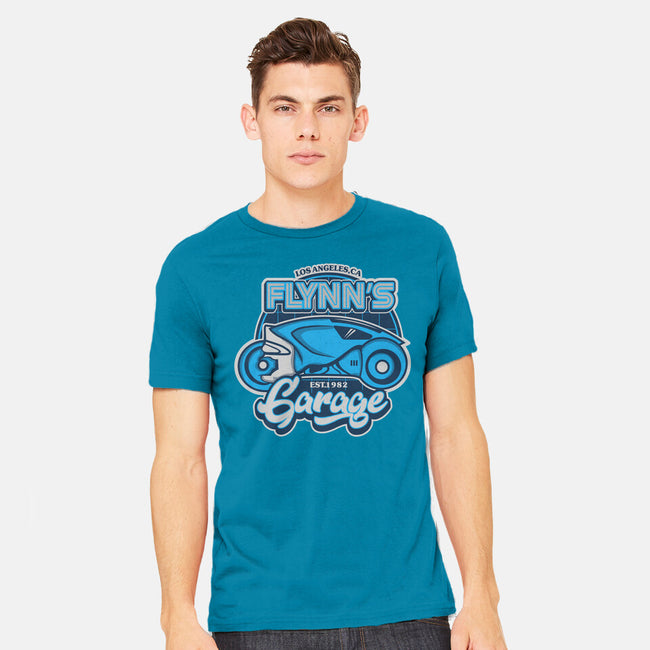Flynn's Garage-Mens-Heavyweight-Tee-SuperEdu