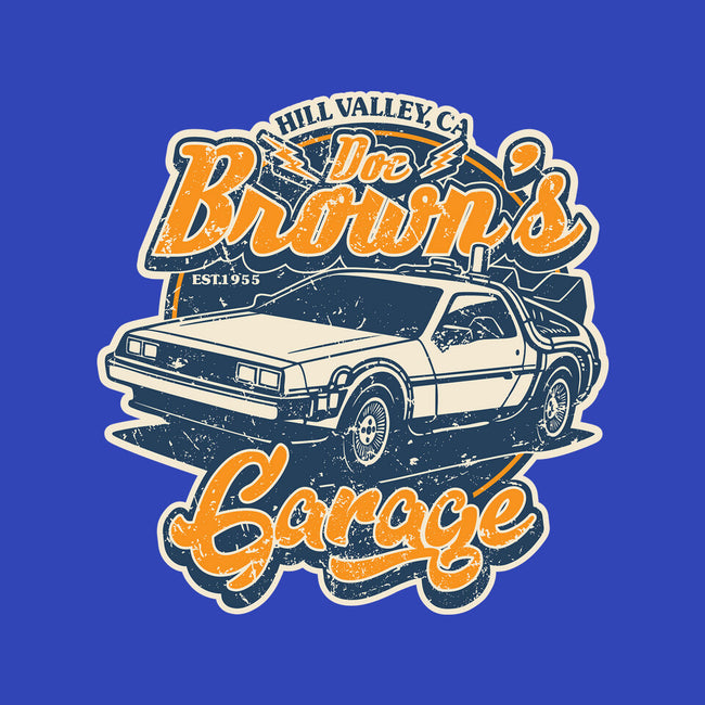 Doc Brown's Garage-Unisex-Pullover-Sweatshirt-SuperEdu