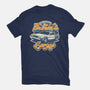 Doc Brown's Garage-Womens-Fitted-Tee-SuperEdu