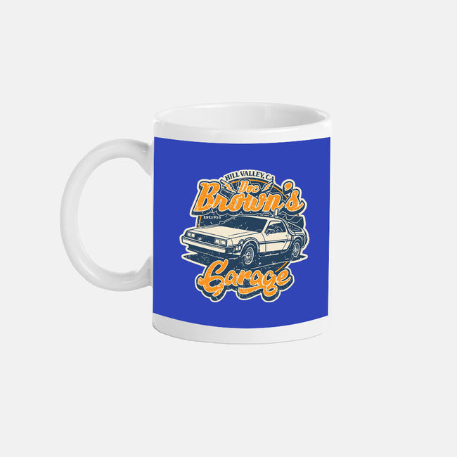Doc Brown's Garage-None-Mug-Drinkware-SuperEdu