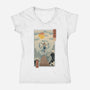 Water Nomad Ukiyo-e-Womens-V-Neck-Tee-vp021
