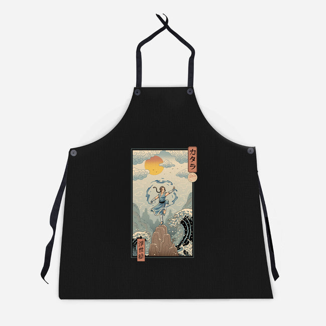 Water Nomad Ukiyo-e-Unisex-Kitchen-Apron-vp021