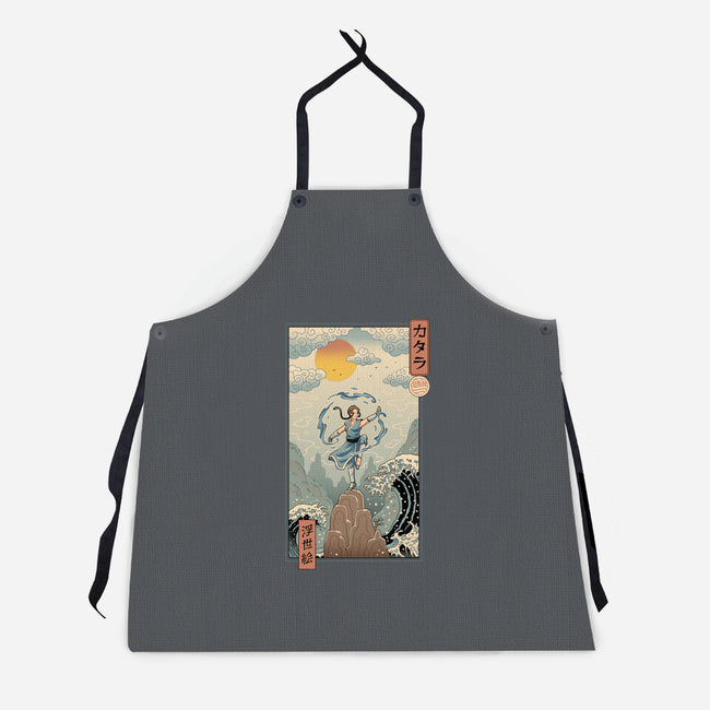 Water Nomad Ukiyo-e-Unisex-Kitchen-Apron-vp021