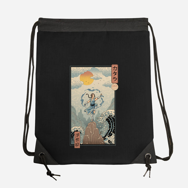 Water Nomad Ukiyo-e-None-Drawstring-Bag-vp021