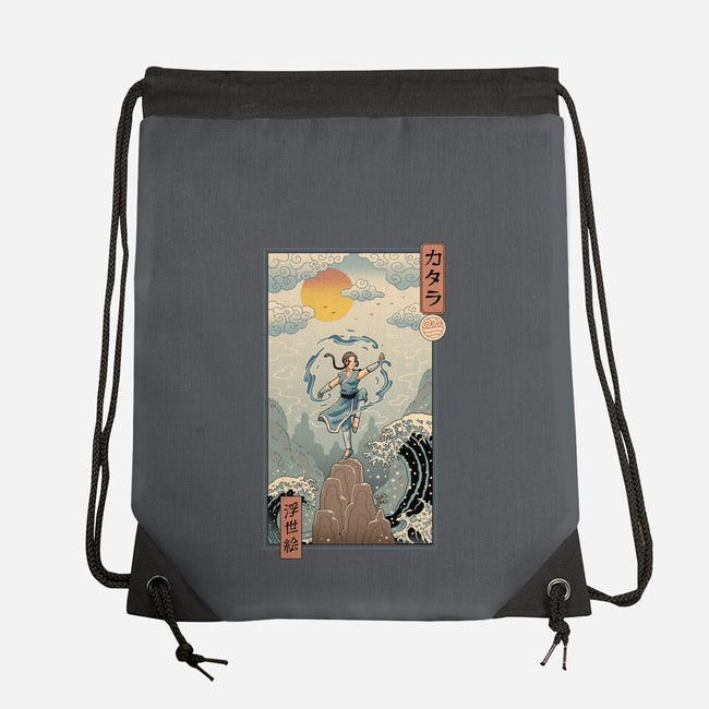 Water Nomad Ukiyo-e-None-Drawstring-Bag-vp021