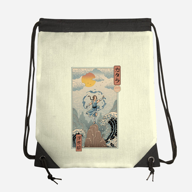 Water Nomad Ukiyo-e-None-Drawstring-Bag-vp021