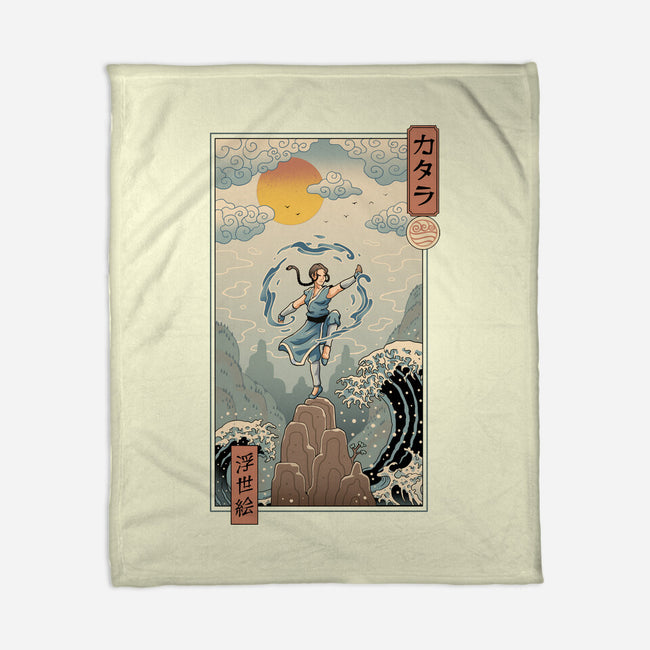 Water Nomad Ukiyo-e-None-Fleece-Blanket-vp021