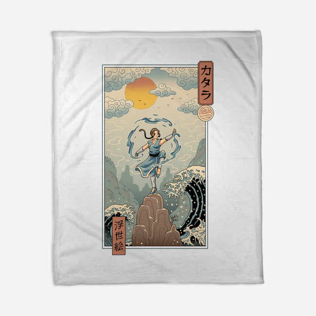 Water Nomad Ukiyo-e-None-Fleece-Blanket-vp021