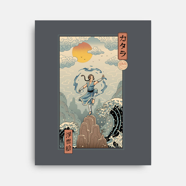 Water Nomad Ukiyo-e-None-Stretched-Canvas-vp021
