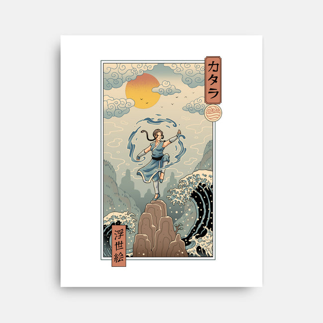 Water Nomad Ukiyo-e-None-Stretched-Canvas-vp021